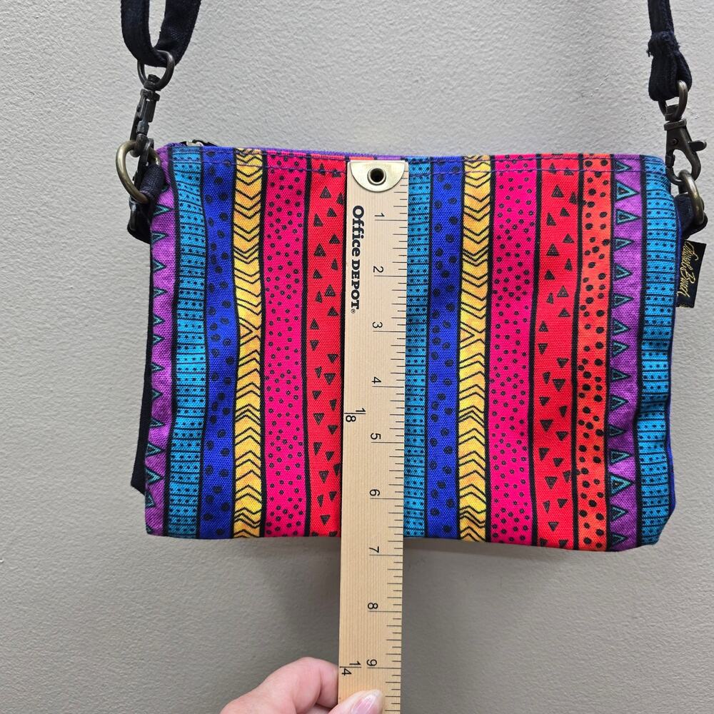 Laurel Burch Cats Feline Friends 2Pc Crossbody +Organizer Bag Boho Multicolor - Picture 10 of 11